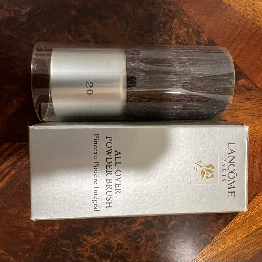 Lancome Silver and Black Makeup Brush